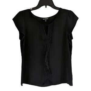 EUC Express Lace Trim Top, S